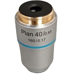 لنز شیئی 40x Plan نقره ای برند G5